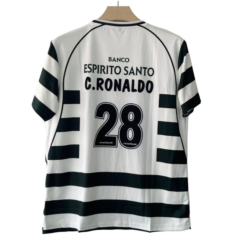 Sporting CP home jersey 2001-2003 season Ronaldo