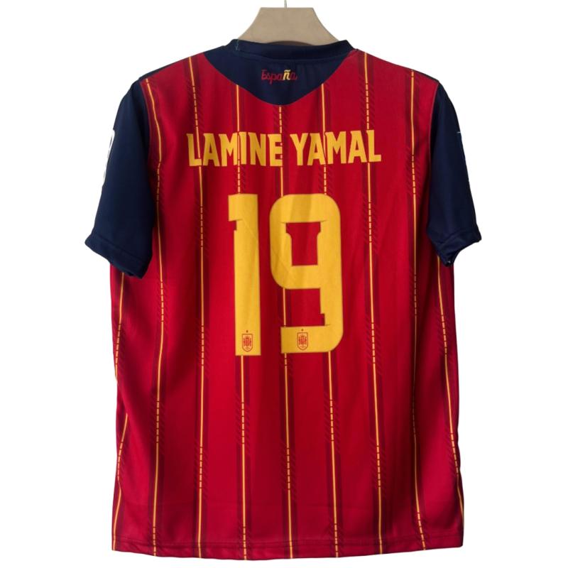 Spain national football team's 2026 home kit Lamine Yamal