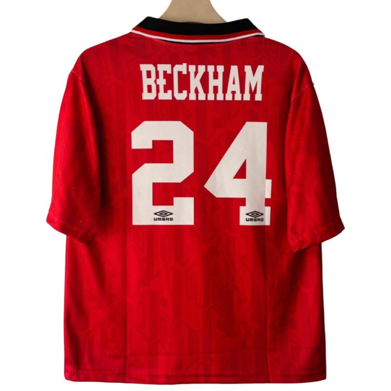 Manchester United 1994-96 home football shirt Beckham