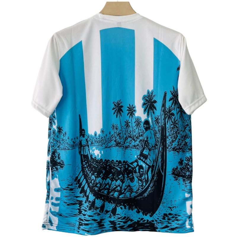 Special edition Argentina football jersey featuring a unique graphic print of the Kerala