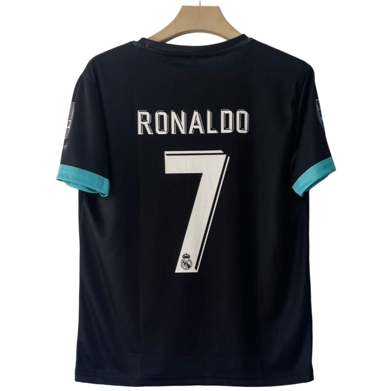 Real Madrid 2017/18 Away Retro Jersey Ronaldo