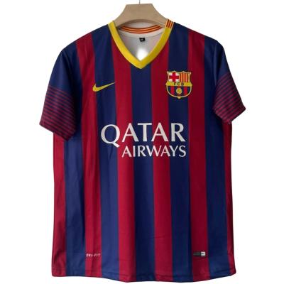 FC Barcelona 2013/14 home soccer jersey Messi
